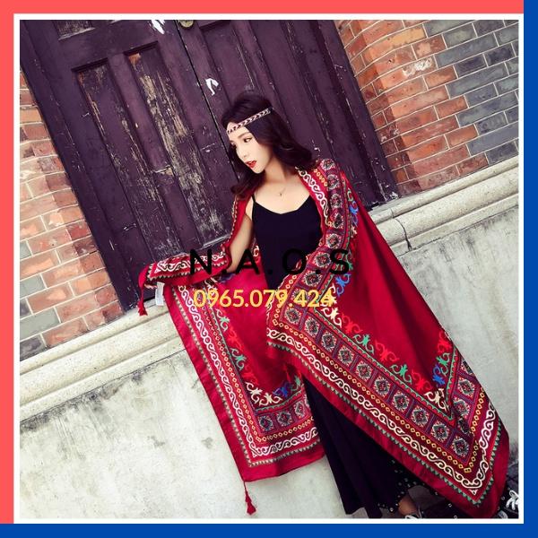 Khăn choàng cổ Boho cổ điển-Qùa tặng 20/10-quà tặng sinh nhật-quà tặng 8/3-quà tặng 20/11
