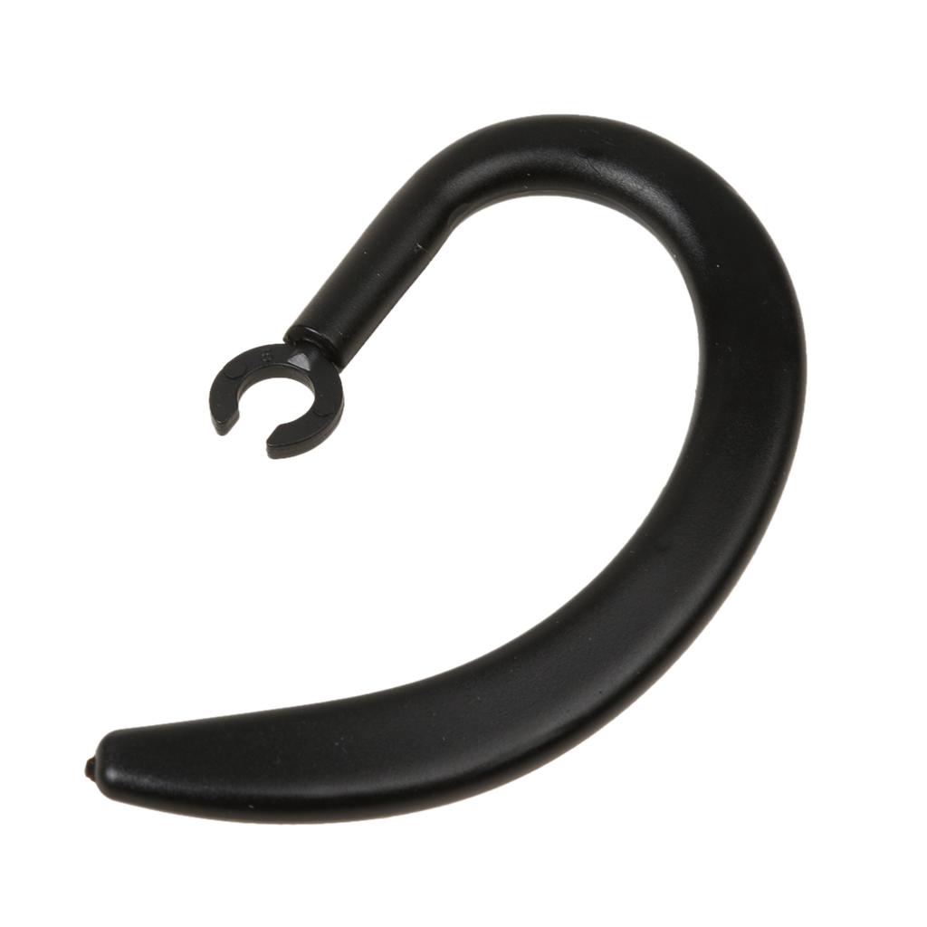 12 Pieces Replacement Earhook Bluetooth Headset Earpiece Ear Hook Clip Black