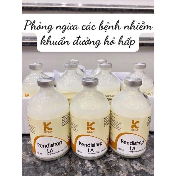 [THÚ Y] 1 lọ PENDISTREP LA 100ml của Bỉ phòng ngừa các bệnh nhiễm khuẩn đường hô hấp dùng cho bê bò lợn