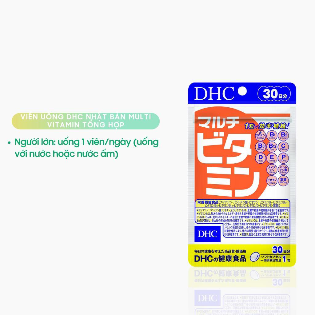 Viên uống bổ sung vitamins DHC Multi vitamins Nhật Bản