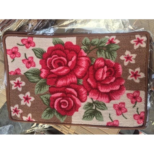 Thảm hoa 3D hàng dầy sang chảnh 40 x60 cm GDTH