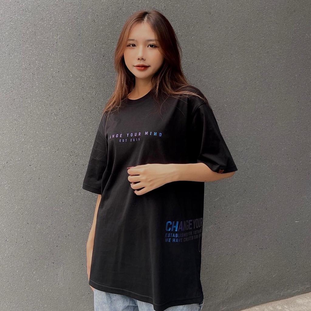 Áo thun phản quang chuyển màu theo ánh sáng - PURPLE TO BLUE HOLOGRAM TEE Change Your Mind