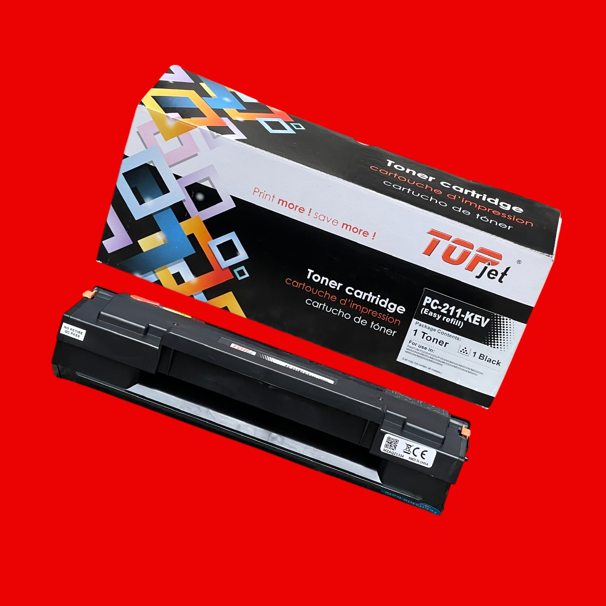 Hộp  mực máy in Pantum P2200/ P2500/ P2516/ P2505W/ M6500/ M6502/ M6505/ M6550 ( PC 211 KEV ) - Hàng nhập khẩu