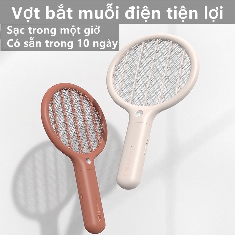 Vợt bắt muỗi mini Sothing, dung lượng pin cho 7-10 ngày sử dụng- Hàng chính hãng