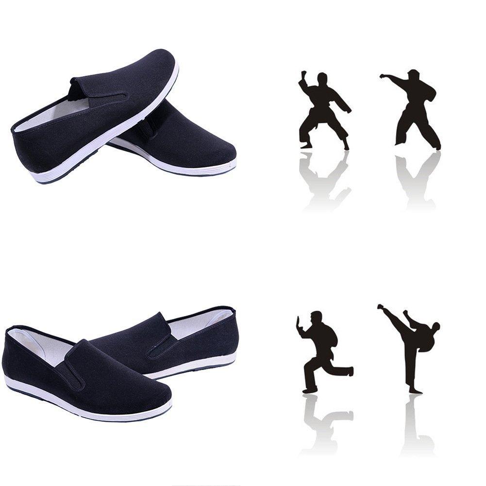 Dao Trung Quốc Truyền Thống Bắc Kinh Kung Fu Giày Tai Chi Giày Đế Cao Su Unisex Đen