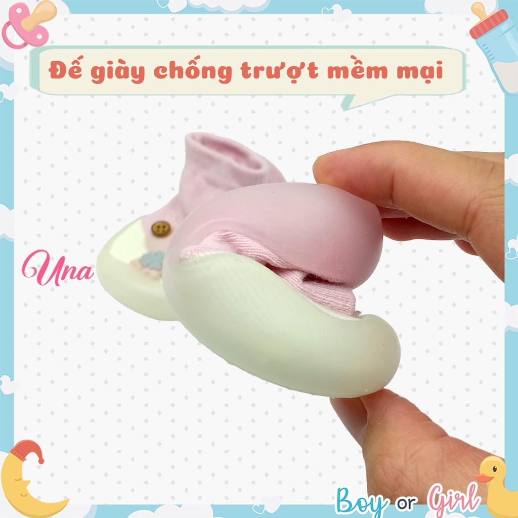 Giày Tập Đi Cho Bé Trai Bé Gái Chống Trượt Đế Mềm Mại U10 Hồng