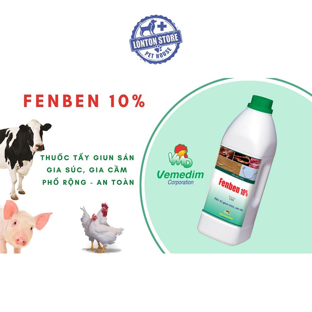 Fenben 10% - Sản phẩm hổ trợ sức khỏe chó mèo, 120ml