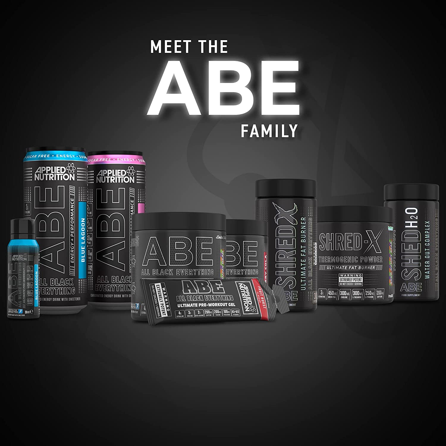 Pre-Workout Abe (30 Lần Dùng) Hỗ Trợ Tăng Sức Mạnh Tăng Năng Lượng Trong Quá Trình Tăng Cơ Giảm Mỡ APPLIED NUTRITION