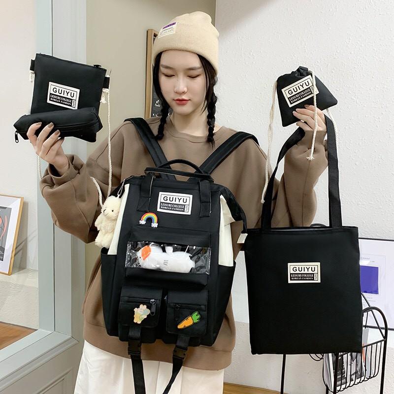 Balo tiện dụng balo nữ vintage chống nước cao cấp- S5D.S5R