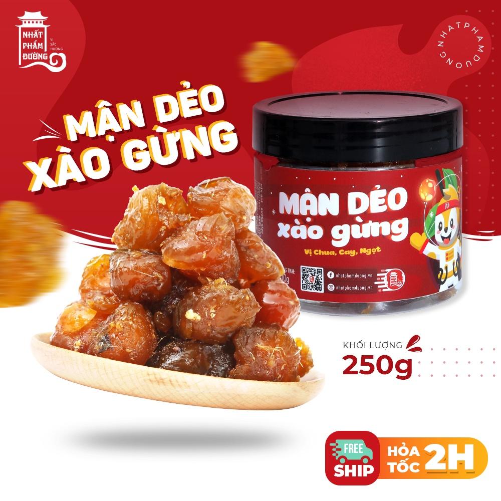 Mận dẻo xào gừng 250g Nhất Phẩm Đường ô mai Hà Nội vị ngọt