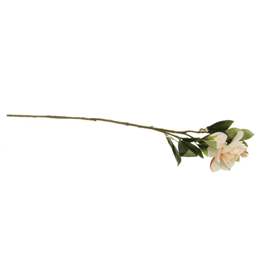 Upscale 3 Heads Artificial Gardenia Flower Simulation Bouquet Decor