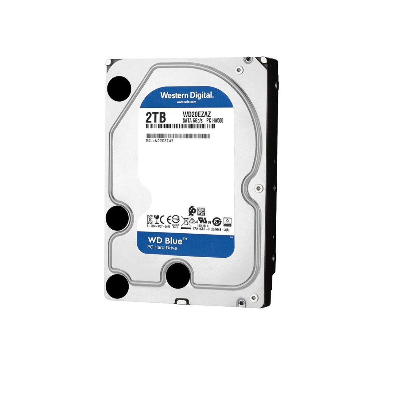 Hình ảnh Ổ Cứng HDD WD Blue 2TB/256MB/5400/3.5 - WD20EZAZ- Hàng chính hãng