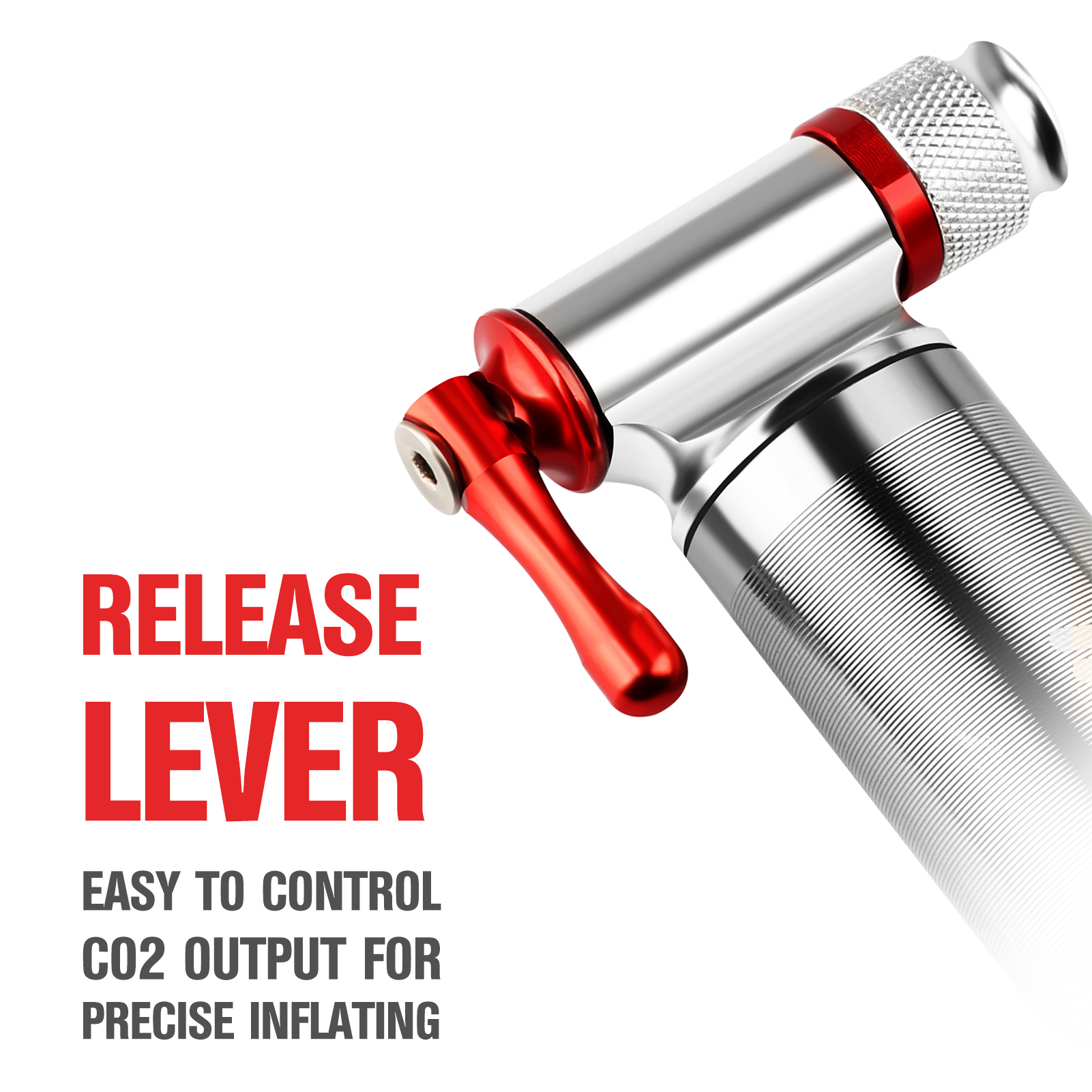 Bơm xe đạp mini WEST BIKING CO2 cho Presta và Schrader