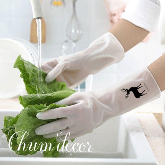 Găng tay cao su chuyên dụng dùng nhà tắm, nhà bếp