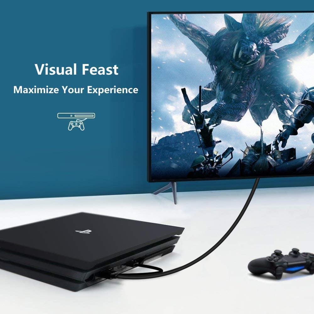 Cáp Chuyển Đổi HDMI 2.0 Sang 4K 60Hz Cho PS4 PS5 Xbox Laptop TV PC Display Port HDMI2.0