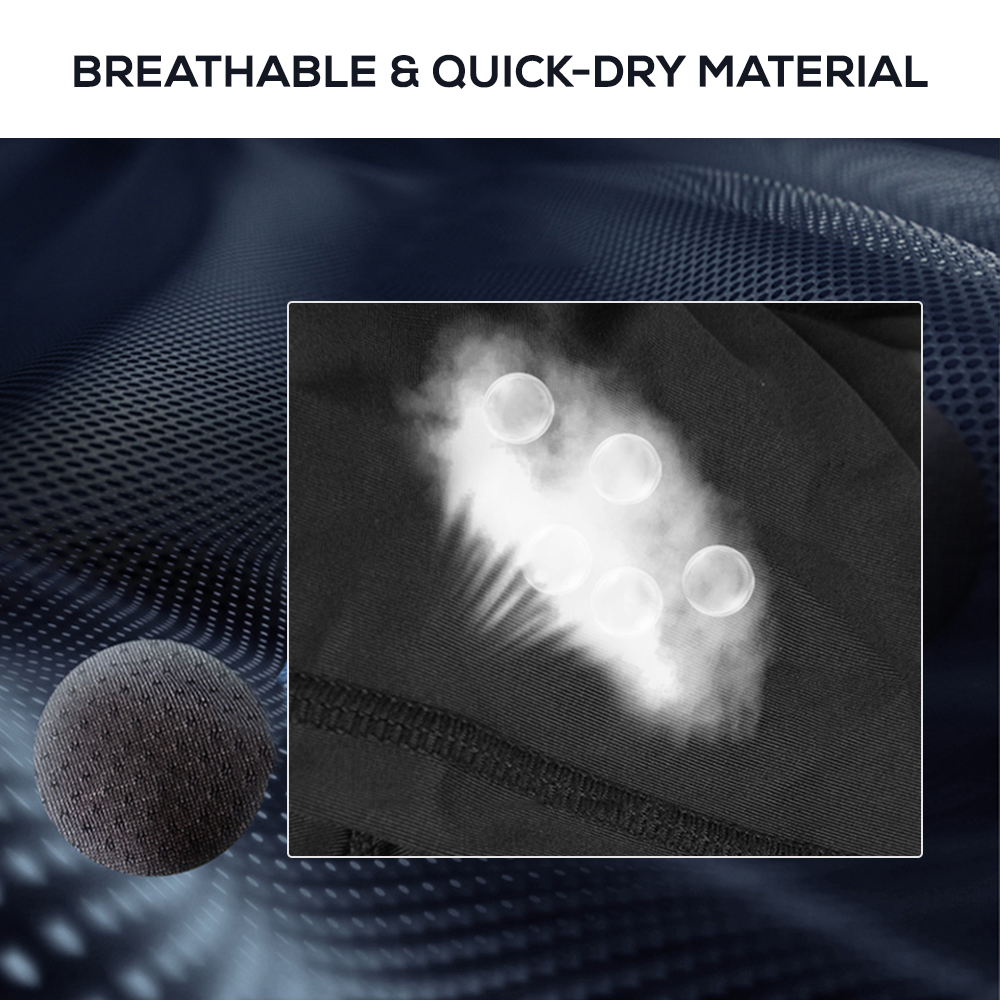 Đồ bảo hộ chơi thể thao, được làm từ chất liệu spandex và polyester, thấm hút, thoáng khí và thoải mái