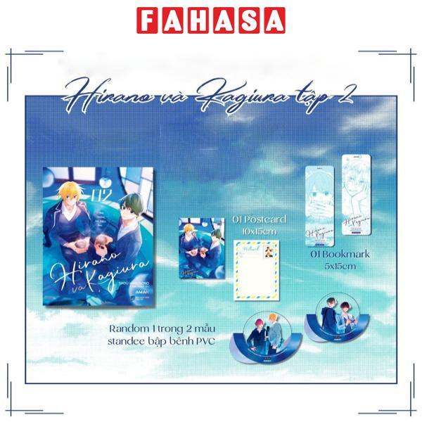 Sách - Hirano Và Kagiura - Tập 2 - Tặng Kèm Bookmark Hai Mặt + Postcard + Random 1 Trong 2 Mẫu Standee PVC Bập Bênh