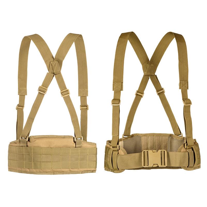 Chiến Thuật Quân Đội Dây Molle Thắt Lưng Da Bò Nam Airsoft Chiến Đấu Điều Chỉnh Săn Bắn CS Đa Chức Năng Trường Đai Rộng Di Động Cơ Bụng
