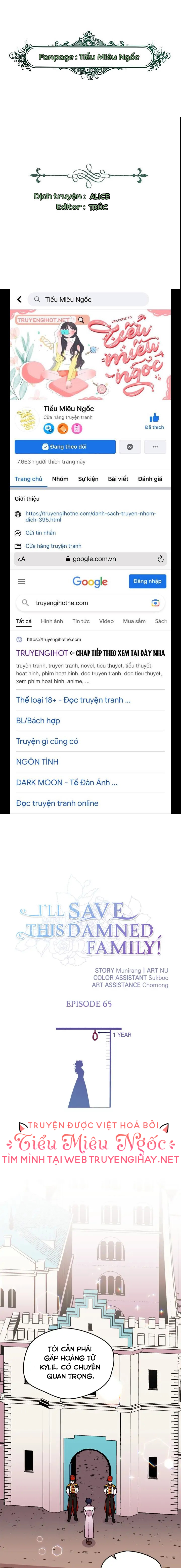 tôi sẽ cứu lấy gia tộc sắp sụp đổ chapter 65 1