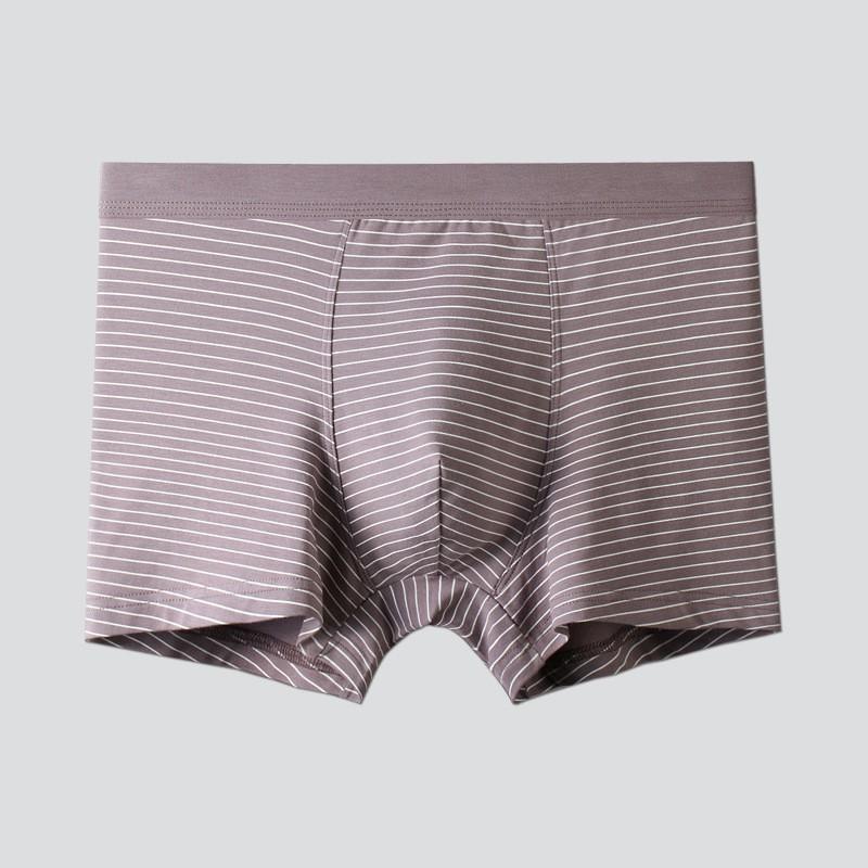 Sịp Đùi- Quần Lót Nam Boxer Sọc Ngang Cotton Siêu Mềm Form To Thoáng Khí K458