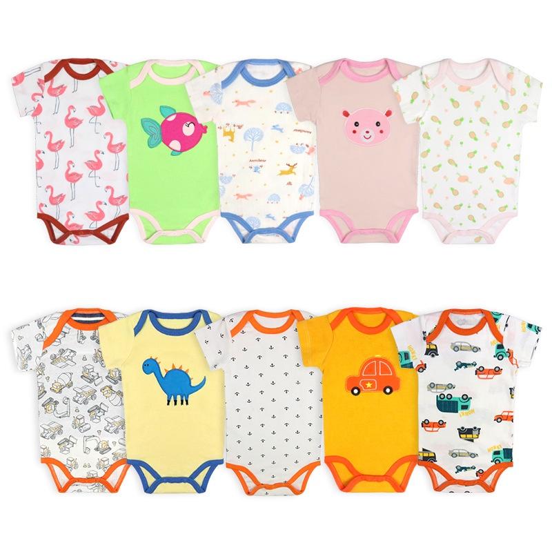 Body chip cho bé, đồ liền thân vải cotton thoáng mát, bodysuit bé trai, bé gái dễ thương Easy Baby từ 0-24M