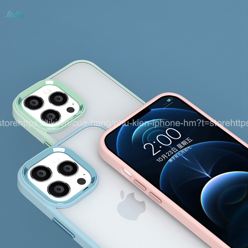 Ốp lưng VIỀN VUÔNG trong suốt VÒNG CAMERA NỔI BẬT chống ố vàng dành cho iphone 6/6plus/6s/6splus/7/7plus/8/8plus/x/xr/xs/11/12/13/pro/max/plus/promax