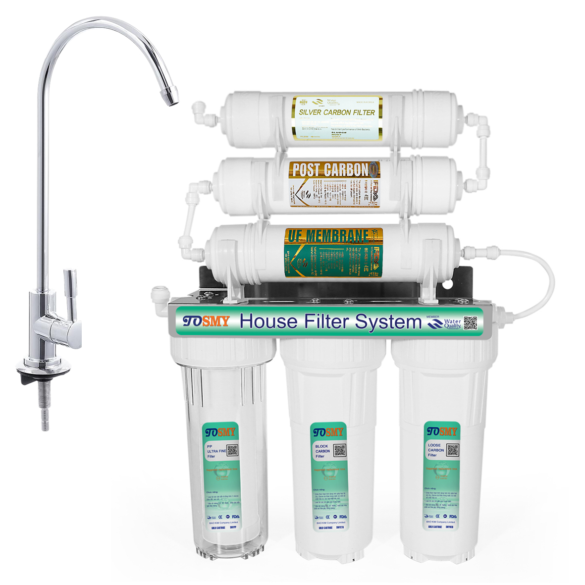 Bộ lọc nước uống công nghệ UF 6 cấp lọc – Hàng chính hãng
