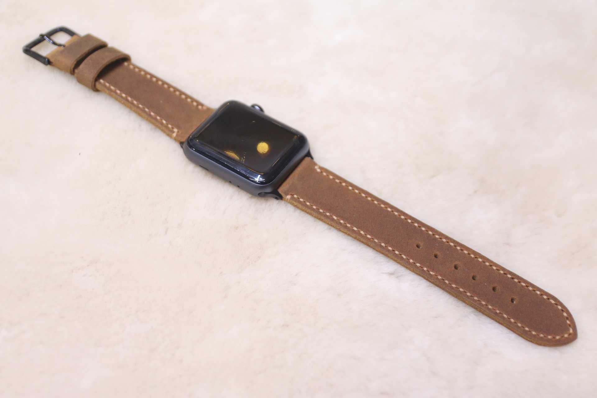 Dây Đeo Thay Thế Dành Cho Apple Watch - Da dò sáp  Handmade