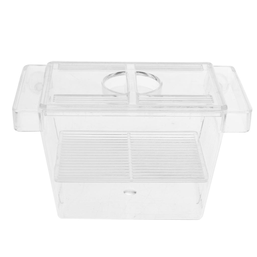 Fish Tank High Transparent Aquarium Tank Fish Incubator Isolation Box Small