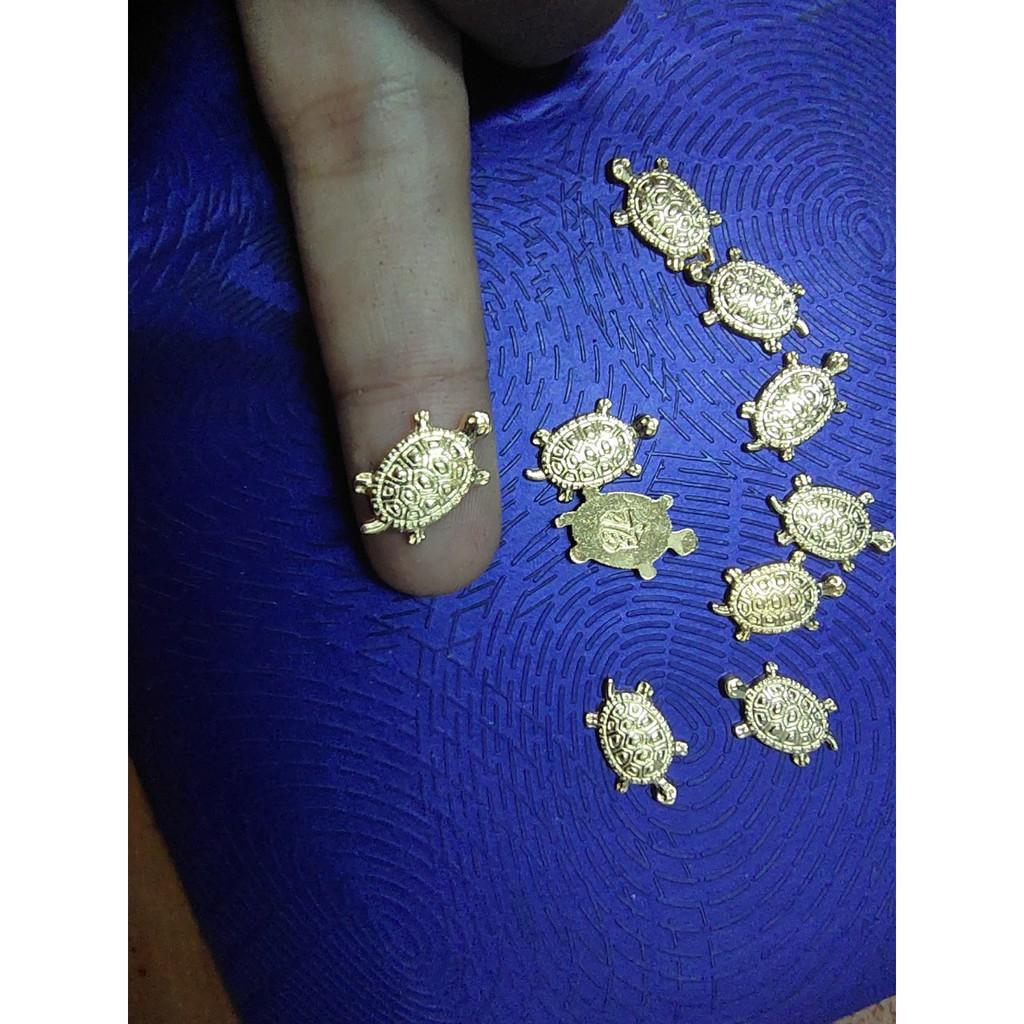 Combo 5 rùa Cầu tài lộc Rùa Vàng May Mắn Phong Thuỷ bỏ ví, hóa giải sát tinh, mang lại may mắn, trường thọ