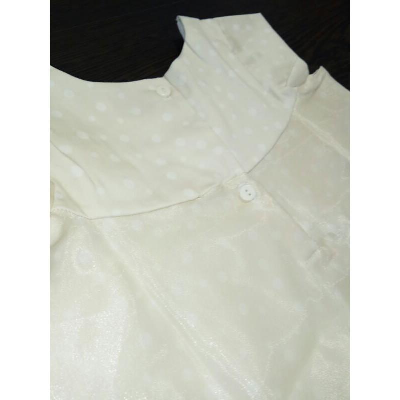Váy chấm bi voan V25