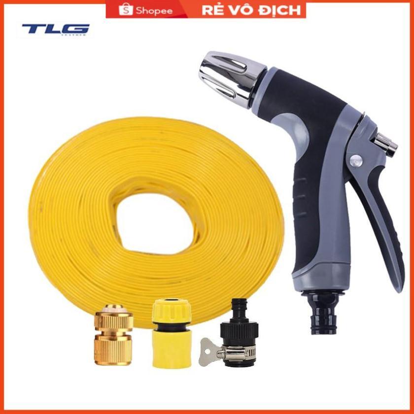 Bộ dây và vòi xịt rửa xe tưới cây tăng áp 7-10M 206817