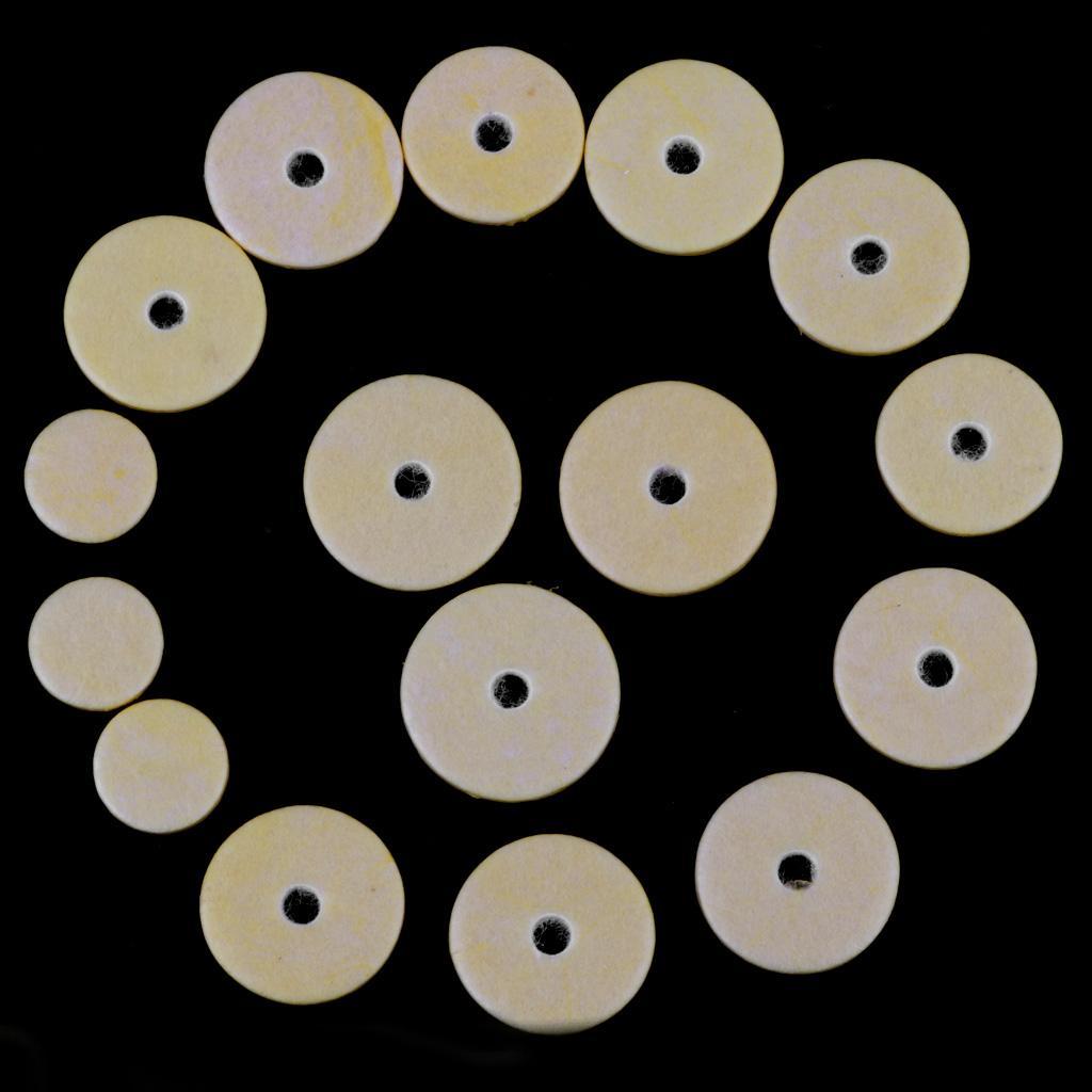 6-7pack Flute Pads 16pcs Yellow Color