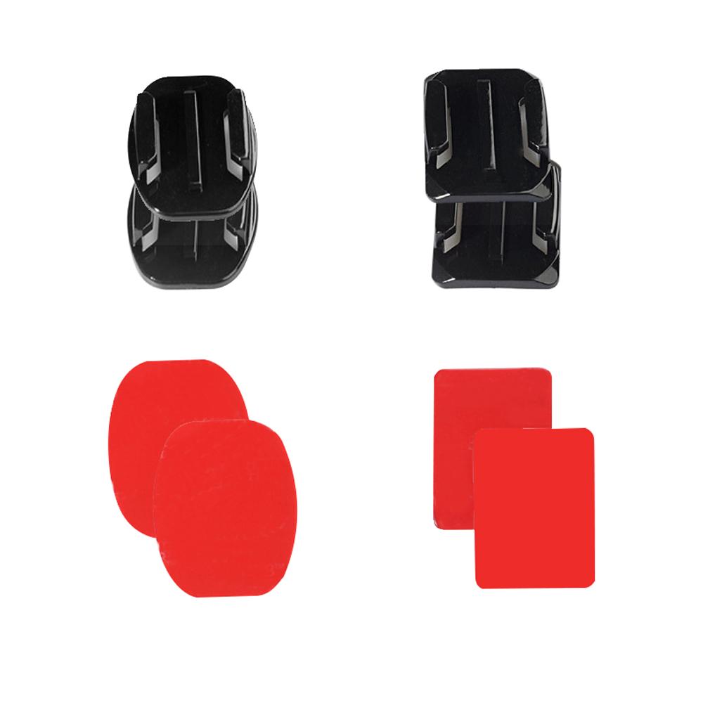 Flat Curved Base with Adhesive Stickers Mount for GoPro Hero 8 7 6 Accessories Buckle for GoPro Hero 8 7 6