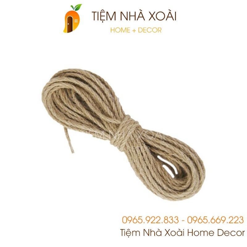 Dây thừng Dây Gai (Cói) trang trí Decor, treo ảnh, làm đồ hand made