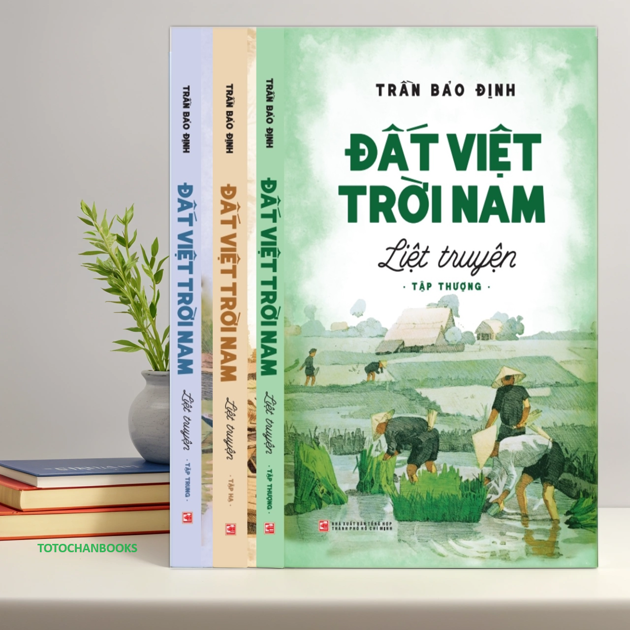 Bộ sách Đất Việt Trời Nam liệt truyện (Bộ 3 cuốn) - Trần Bảo Định - NXB