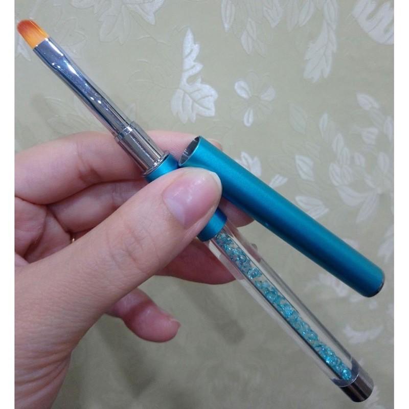 Cọ đắp gel cán đá, cọ gel cán đá đầu tròn