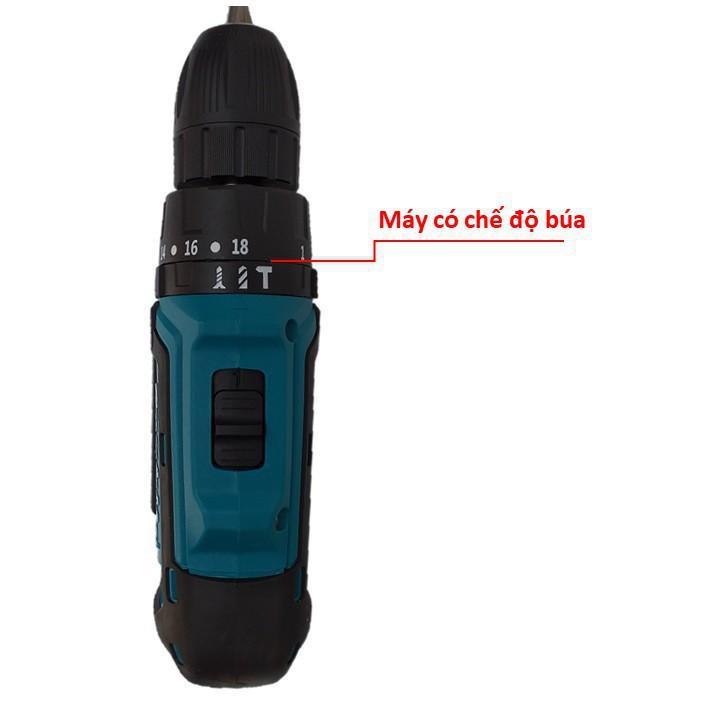 Máy khoan pin MAKITA 24V Có Búa Tặng Kèm Phụ Kiện