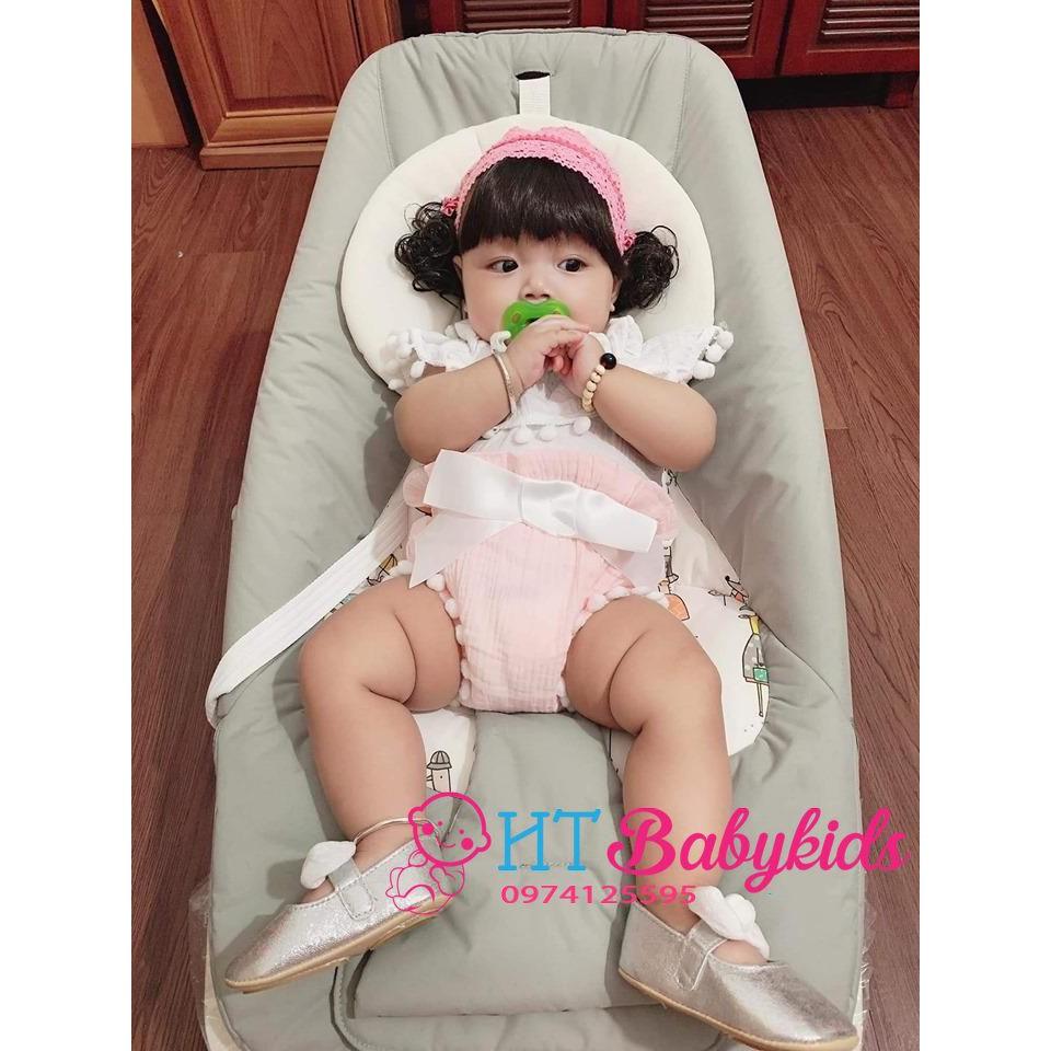 Băng Đô Đính Hoa Giả Phong Cách Hàn Quốc Dễ Thương Dành Cho Bé Gái