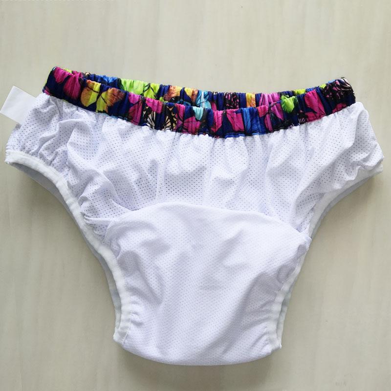 Người Lớn Tã Vải Tiểu Tiện Thiếu Niên Tã Bao Với Miếng Lót Có Thể Tái Sử Dụng Lắp Bên Trong Lưới XS-Size Lớn