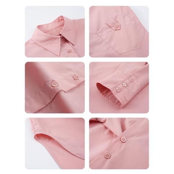 ÁO SƠ MI NỮ FREE SIZE CÁCH ĐIỆU