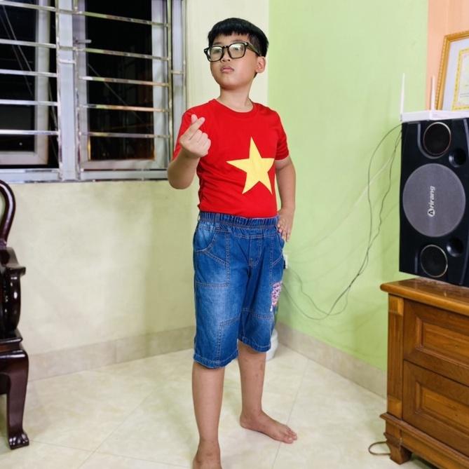 ÁO THUN LẠNH CỔ VŨ BÓNG ĐÁ VIỆT NAM - CỜ ĐỎ SAO VÀNG