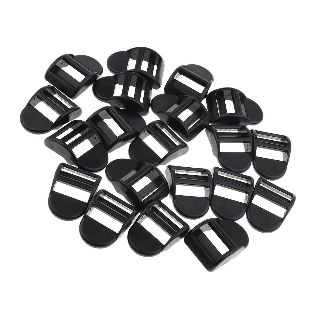 20 Cái Cắm Trại Thắt Lưng Dây Khóa Buckles Clip Webbing Buckles Công Cụ Ngoài Trời