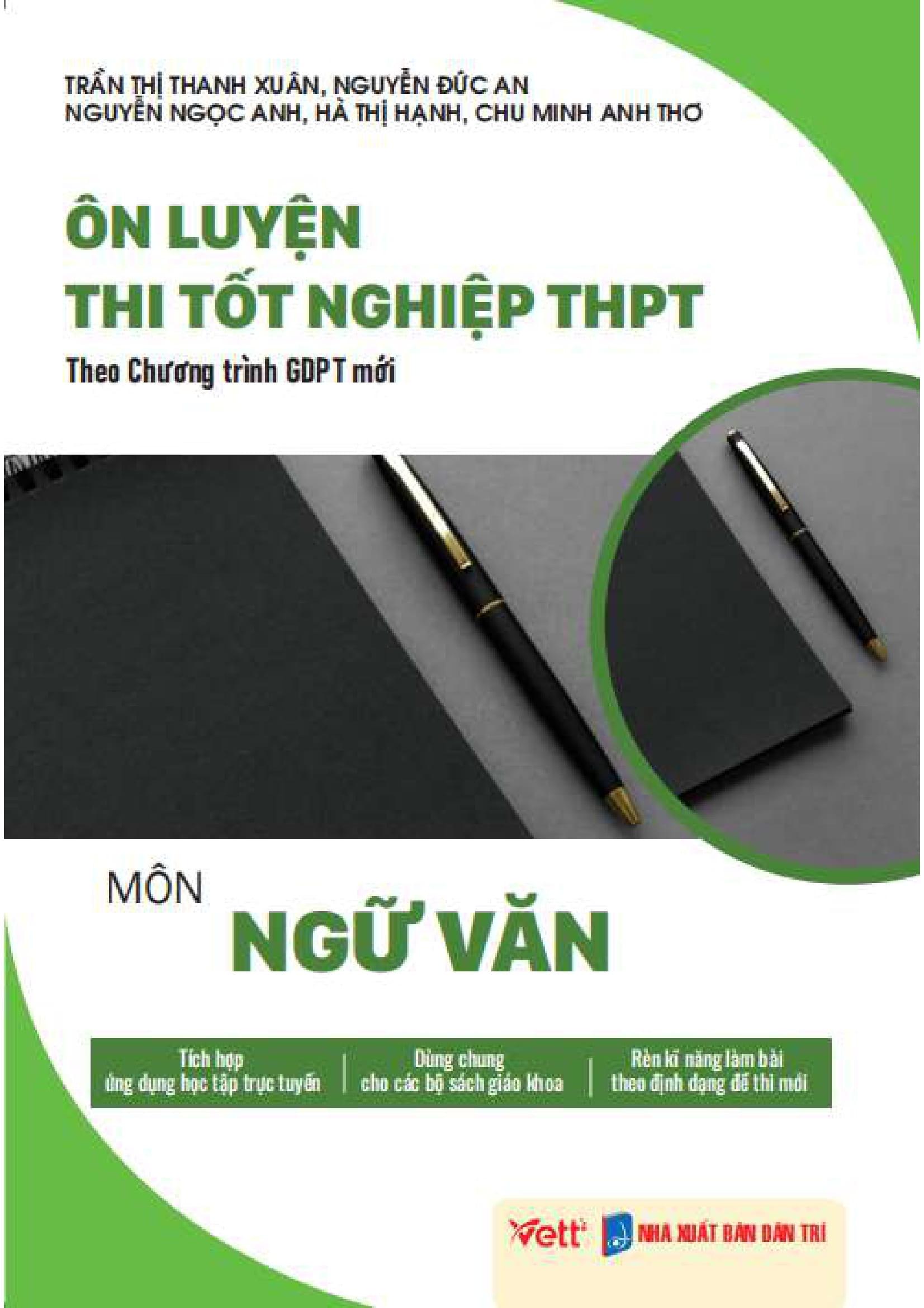 Sách - Ôn Luyện Thi Tốt Nghiệp THPT Theo Chương Trình GDPT Mới - Môn Ngữ Văn