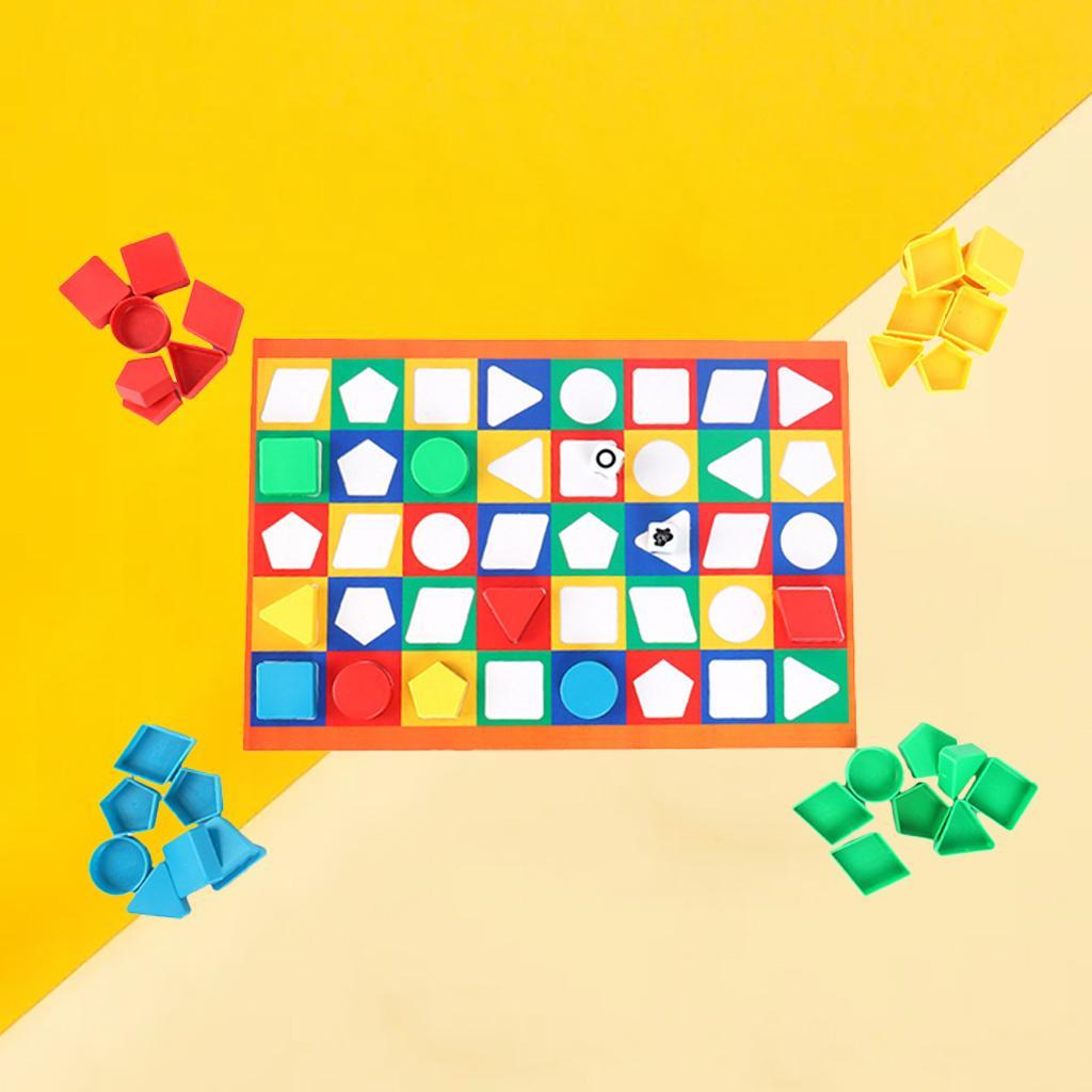 Montessori Matching Game DIY Brain Teaser Irregular Kids Early Gift