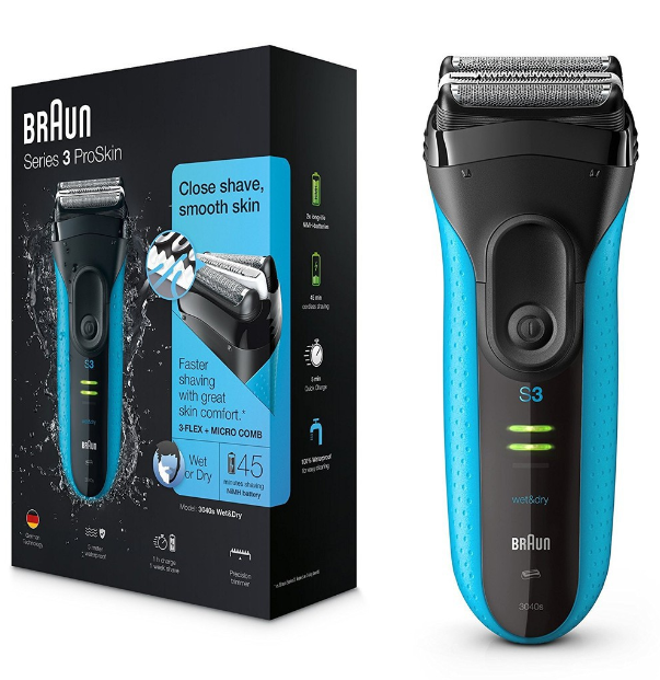 Máy cạo râu Braun Series 3 3040s ProSkin Wet & Dry
