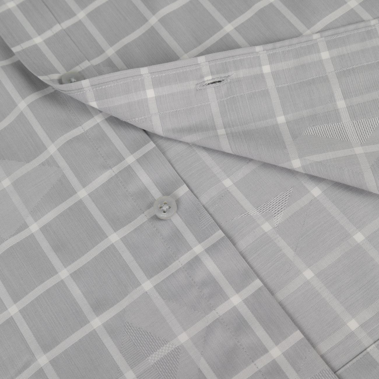 Áo sơ mi nam KHATOCO Tailor Fit ngắn tay A1MN538T2-CNCR733-2703-N