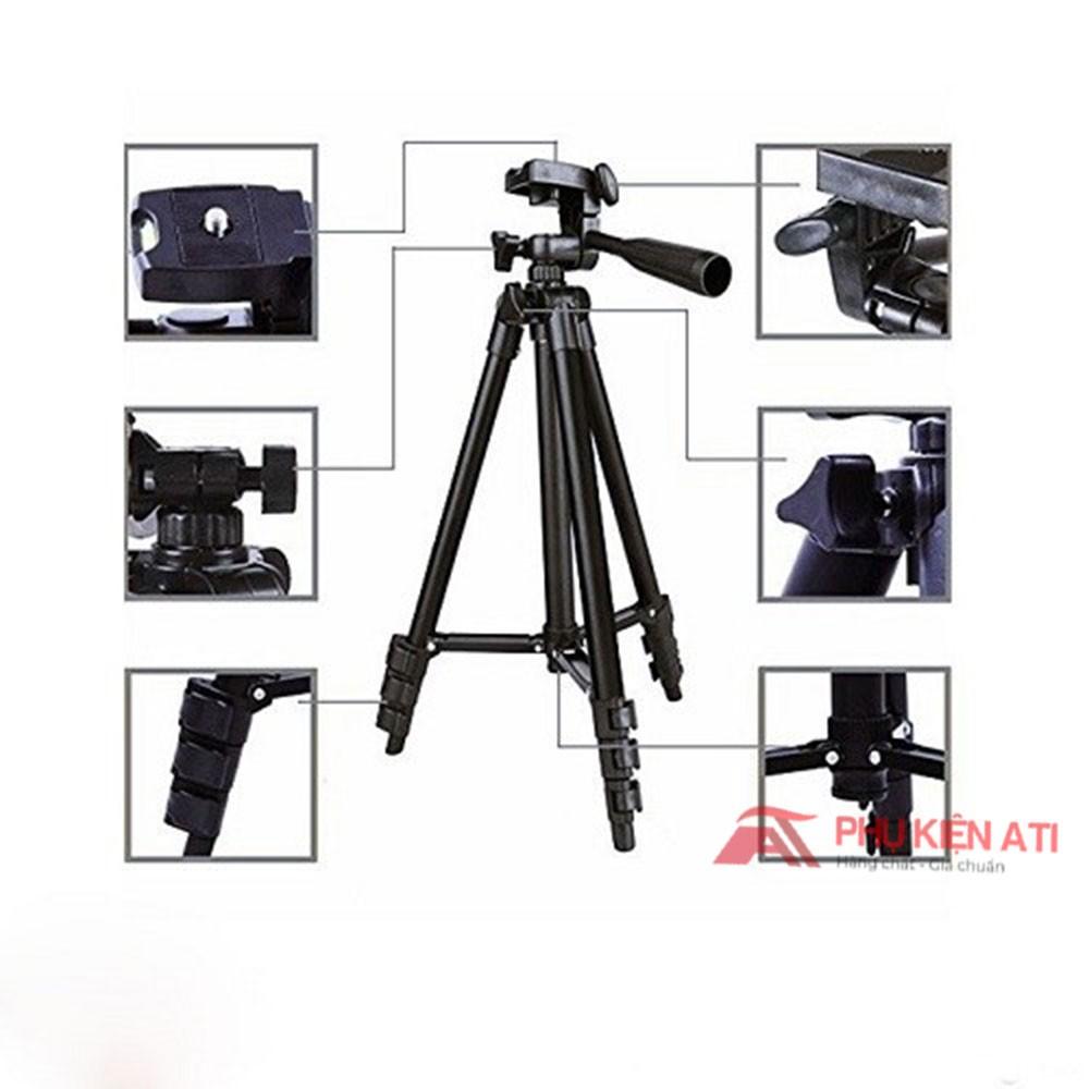 Gậy 3 chân chụp hình cho máy ảnh, điện thoại Tripod TF - 3120 loại tốt