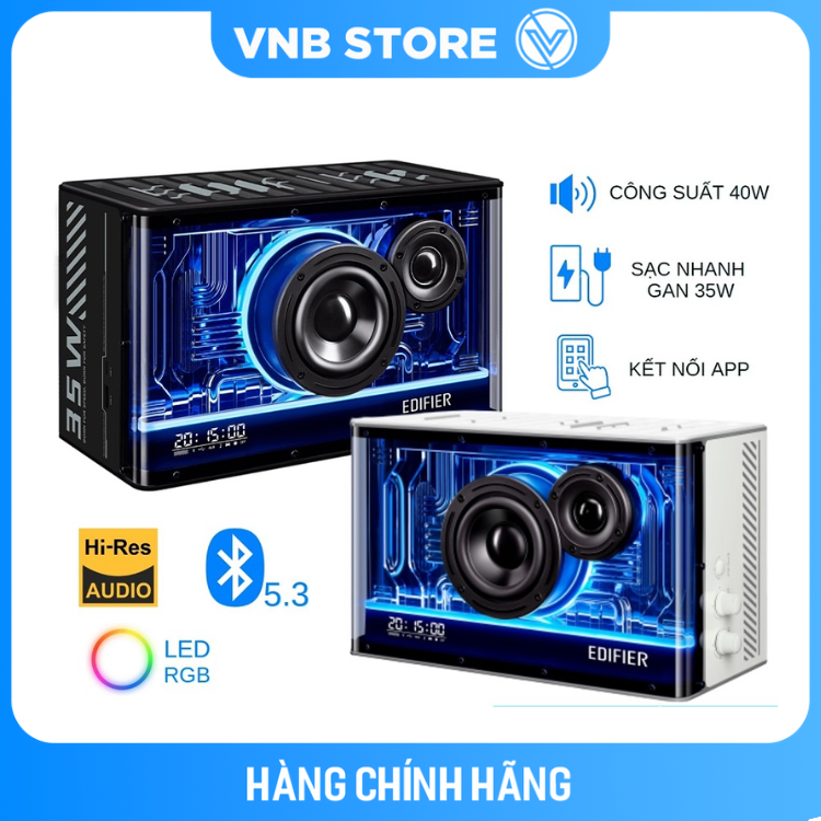 Loa Bluetooth V5.3 EDIFIER NEW - X Series QD-35 | Chipset DSP | Chuẩn âm thanh LDAC | Hàng Chính Hãng