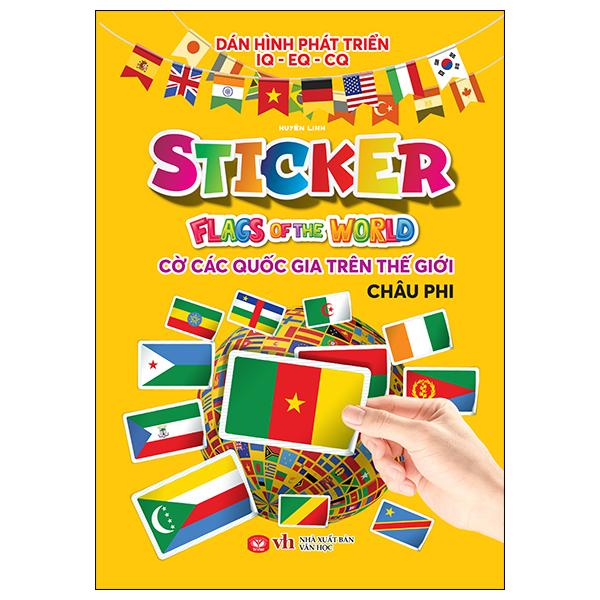 Sách - Sticker Flag Of The World - Cờ Các Quốc Gia Trên Thế Giới - Châu Phi